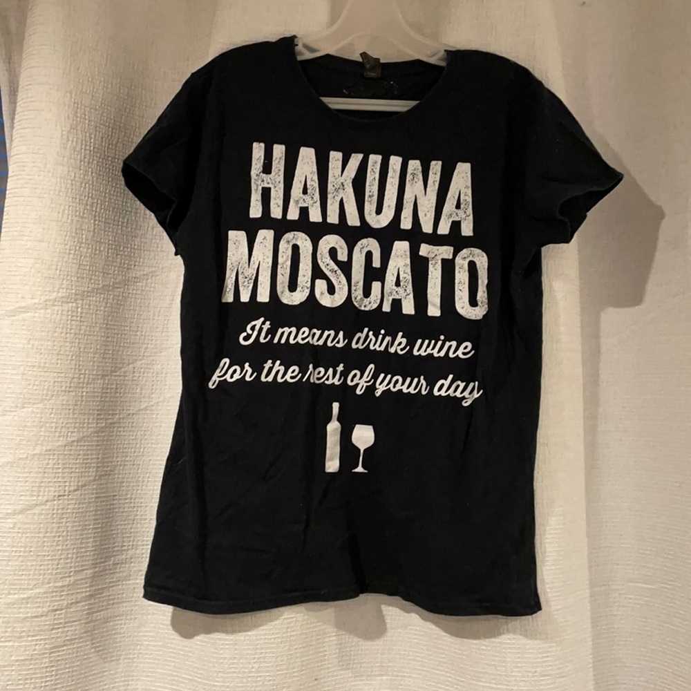 Black wine t-shirt